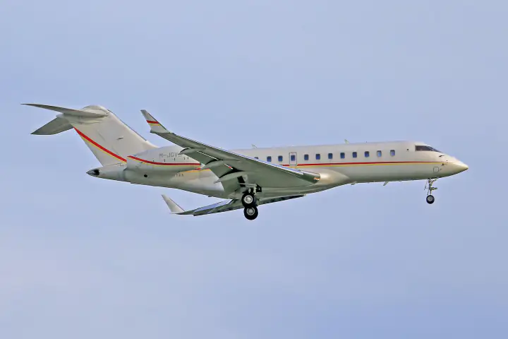 Bombardier Global в полёте